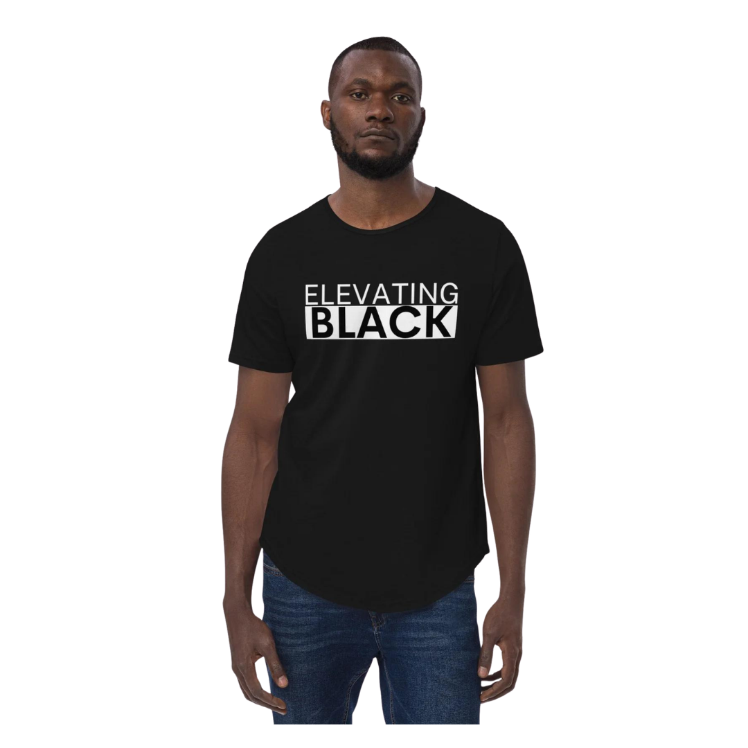 Elevating Black t-shirt product design