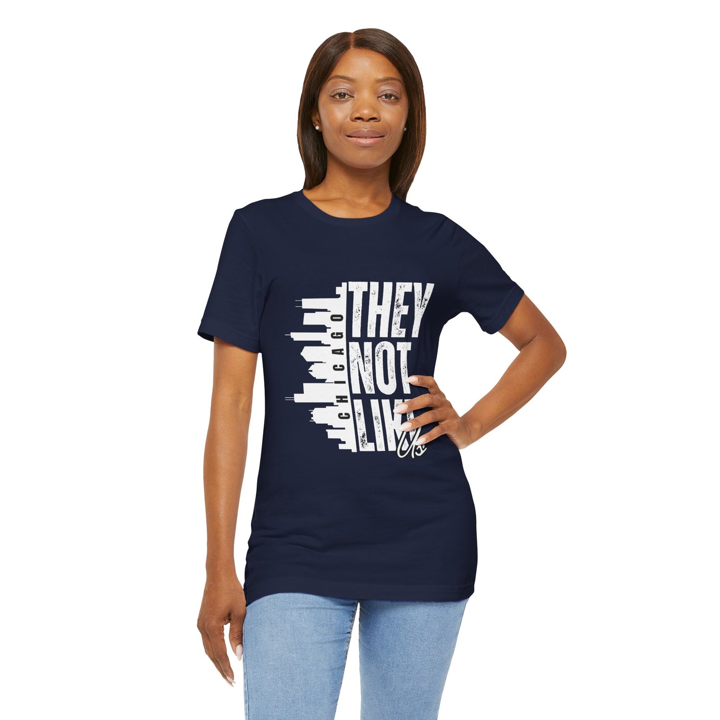 Chicago 'They Not Like Us' Graphic Unisex Jersey T-Shirt