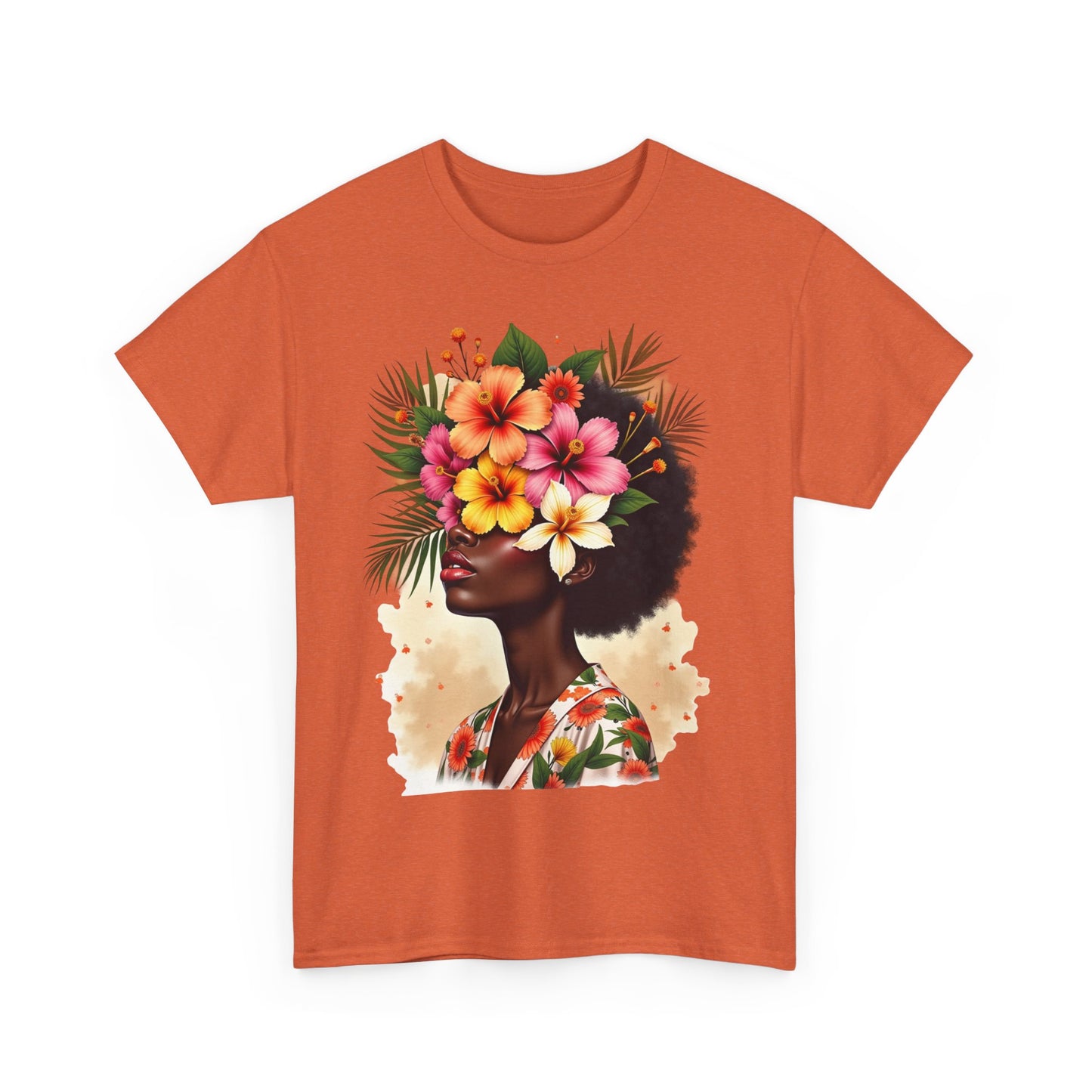 Flower Fusion Woman Unisex Heavy Cotton Tee