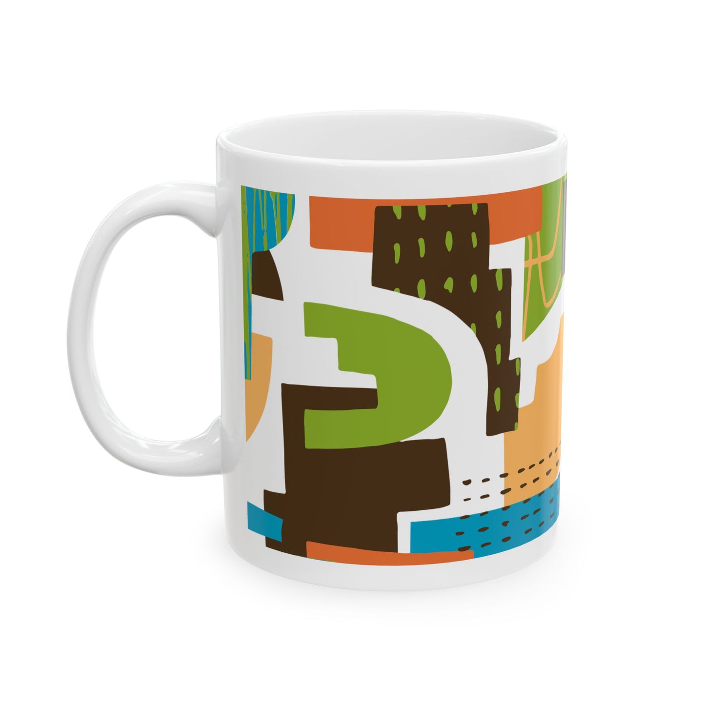 Retro Ceramic Mug, (11oz, 15oz)