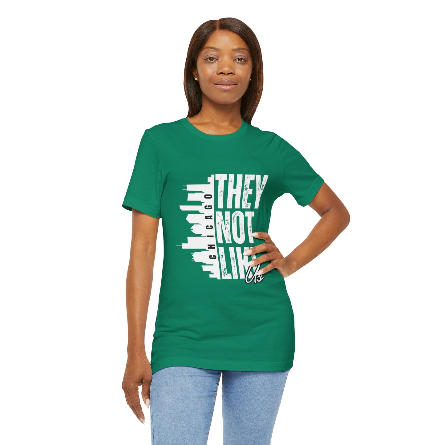 Chicago 'They Not Like Us' Graphic Unisex Jersey T-Shirt