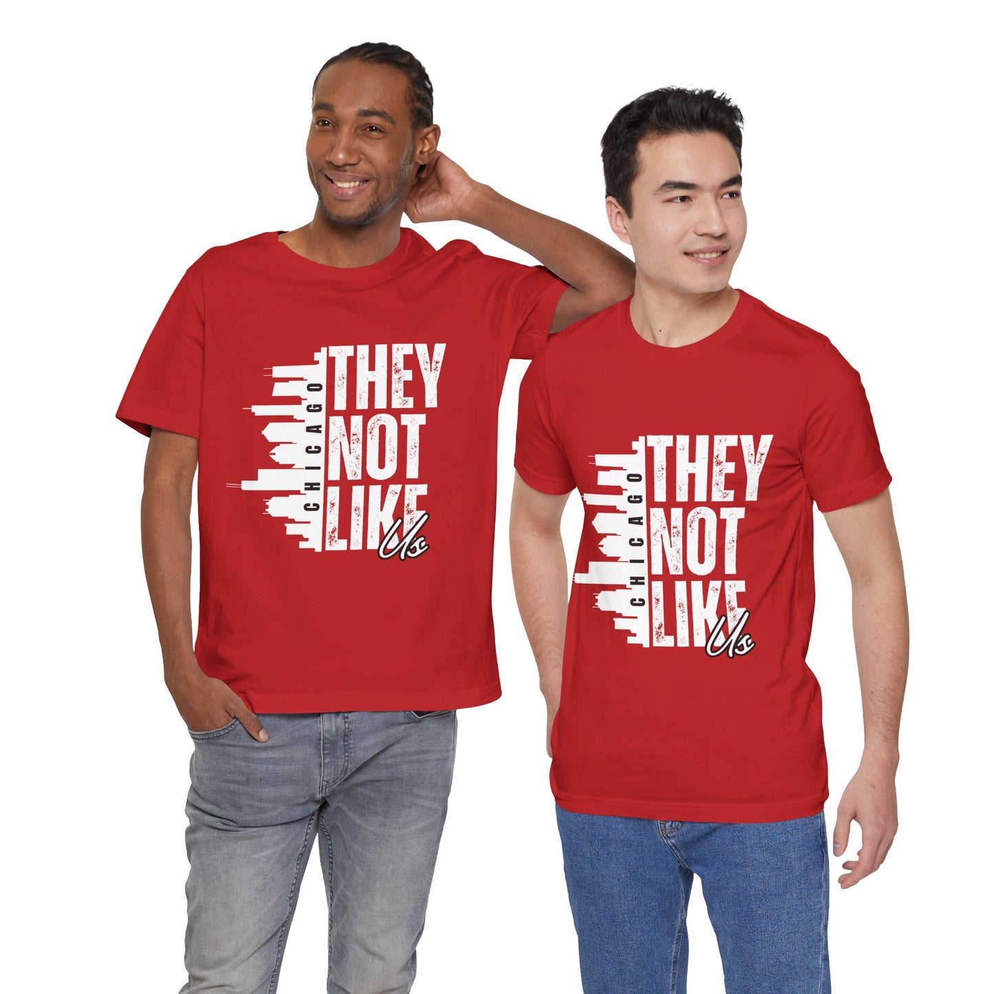 Chicago 'They Not Like Us' Graphic Unisex Jersey T-Shirt