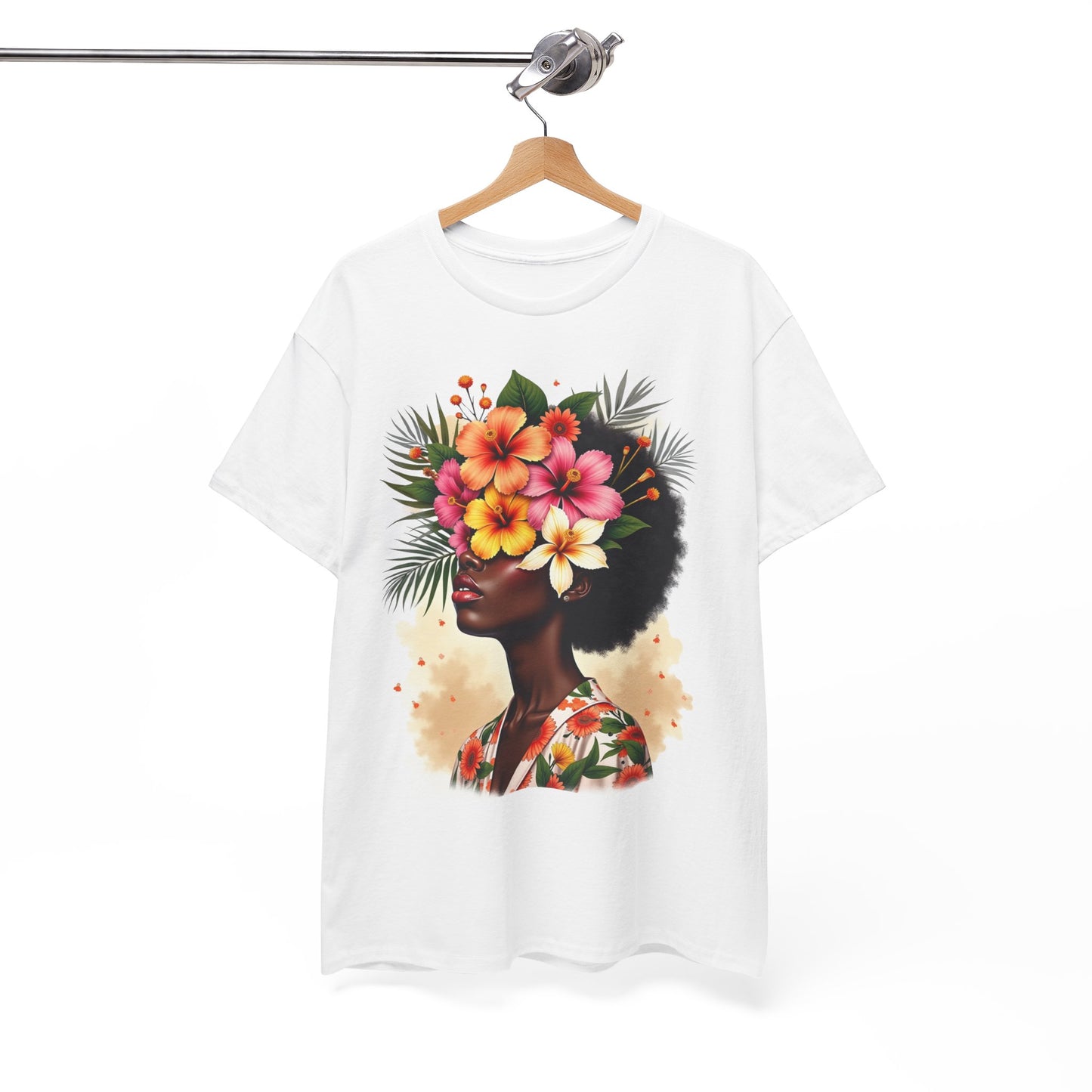 Flower Fusion Woman Unisex Heavy Cotton Tee