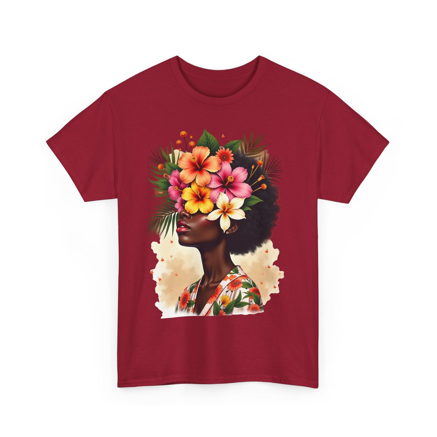 Flower Fusion Woman Unisex Heavy Cotton Tee