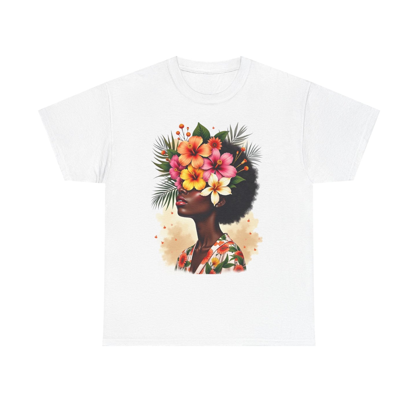 Flower Fusion Woman Unisex Heavy Cotton Tee