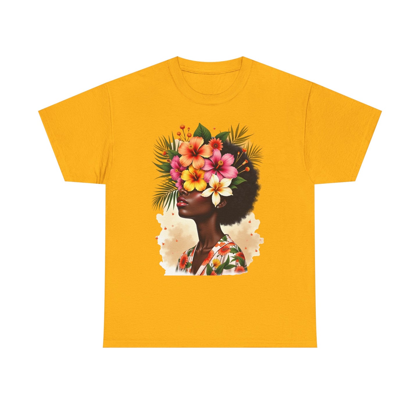 Flower Fusion Woman Unisex Heavy Cotton Tee