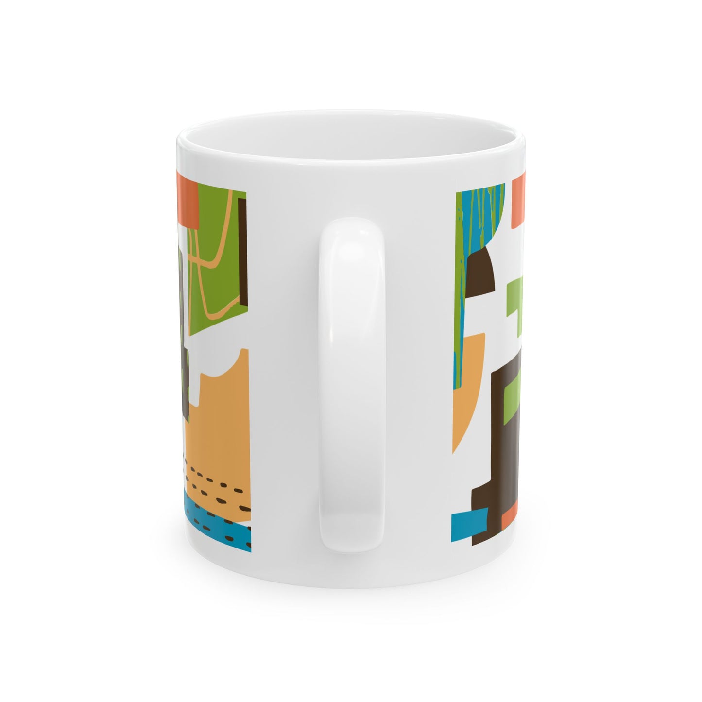 Retro Ceramic Mug, (11oz, 15oz)