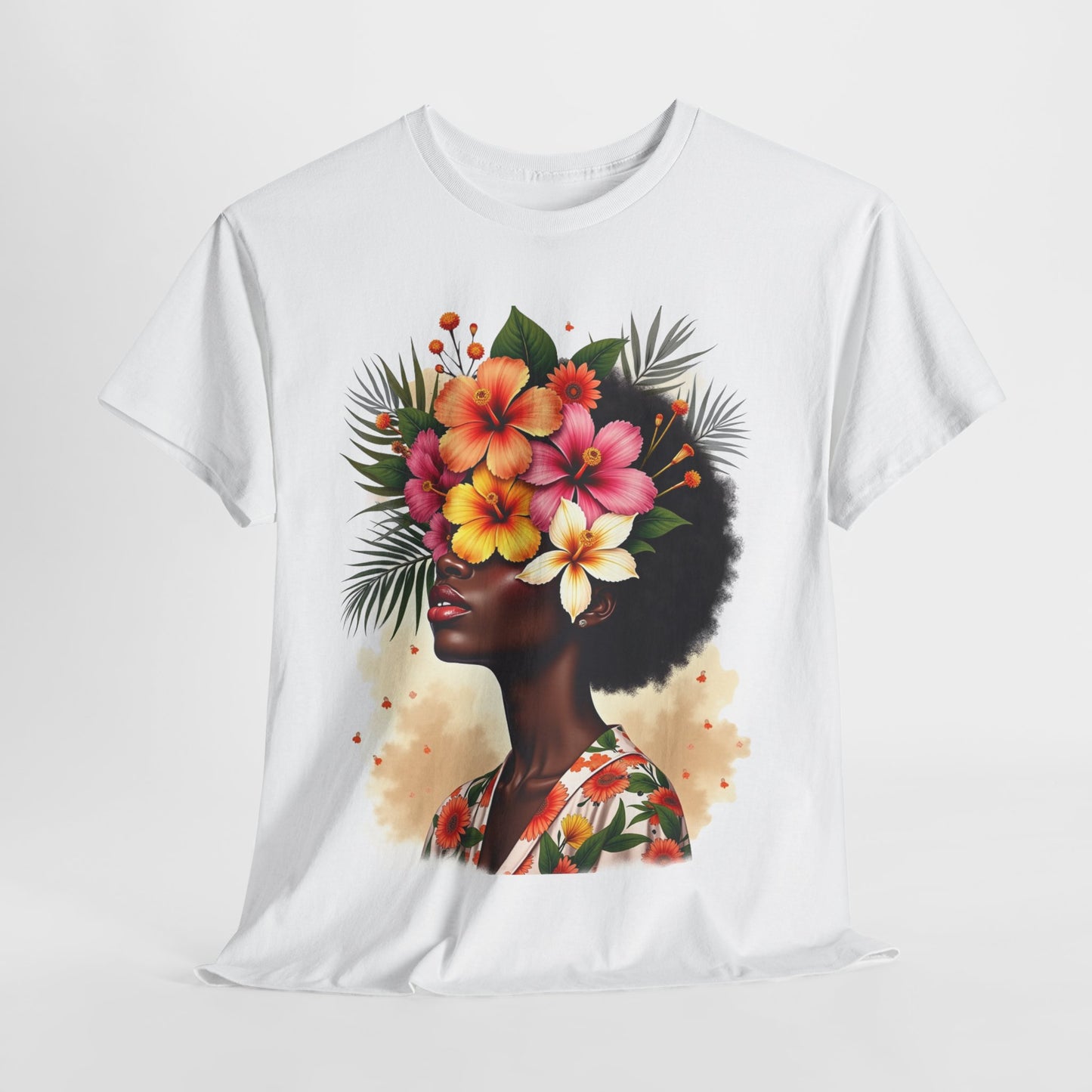 Flower Fusion Woman Unisex Heavy Cotton Tee