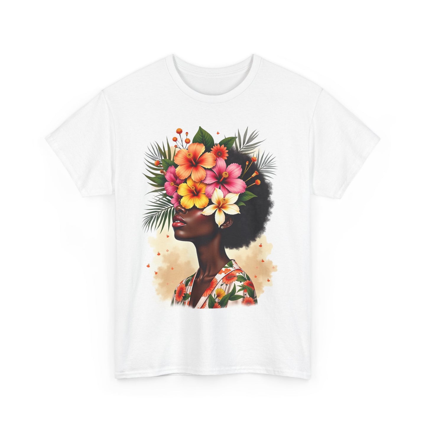 Flower Fusion Woman Unisex Heavy Cotton Tee