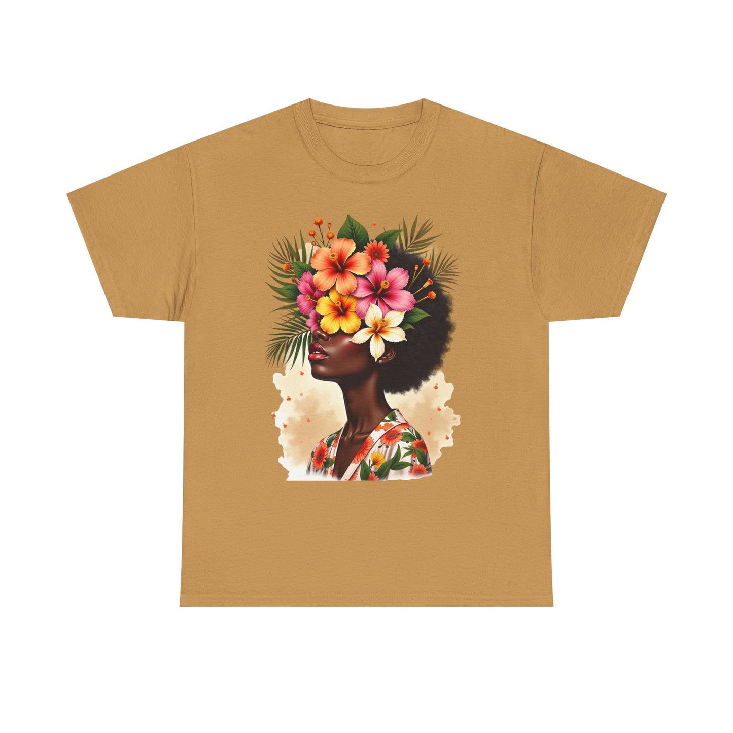 Flower Fusion Woman Unisex Heavy Cotton Tee