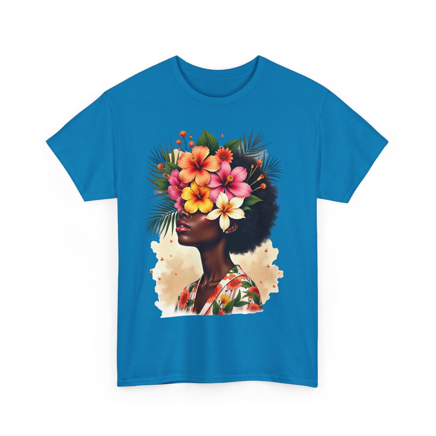 Flower Fusion Woman Unisex Heavy Cotton Tee