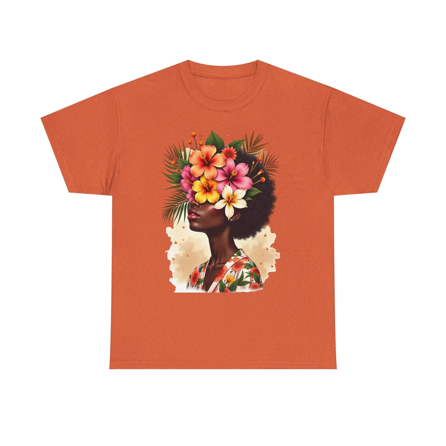 Flower Fusion Woman Unisex Heavy Cotton Tee