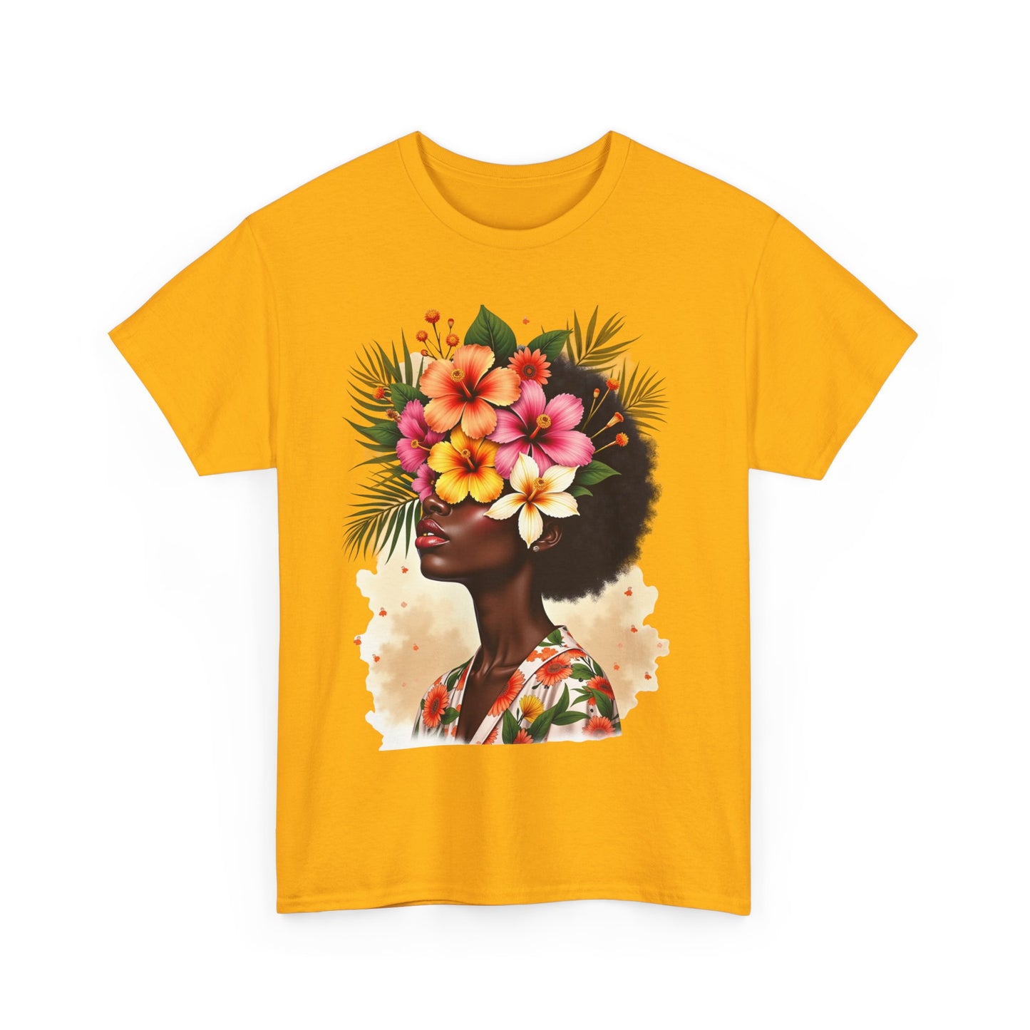 Flower Fusion Woman Unisex Heavy Cotton Tee