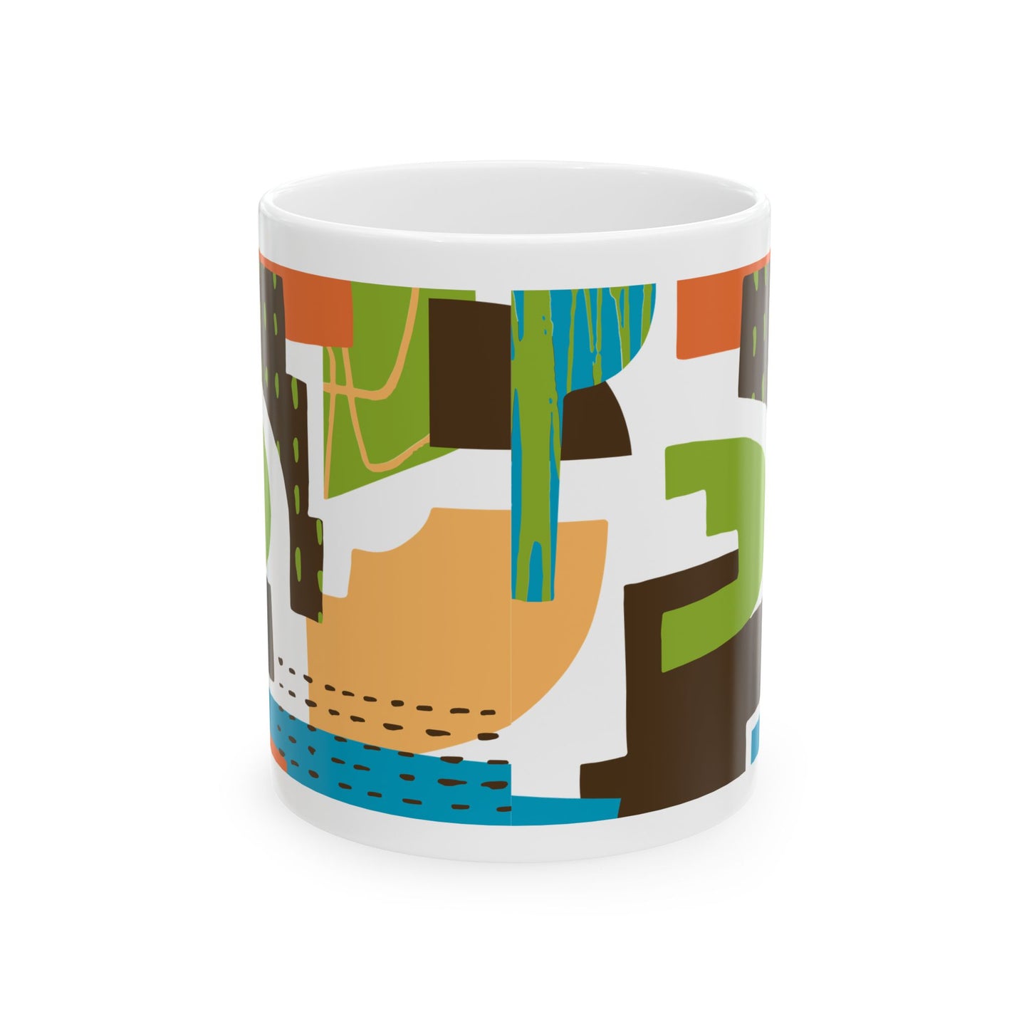 Retro Ceramic Mug, (11oz, 15oz)