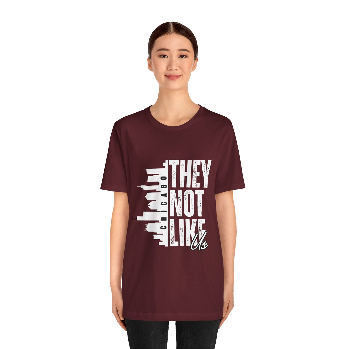 Chicago 'They Not Like Us' Graphic Unisex Jersey T-Shirt