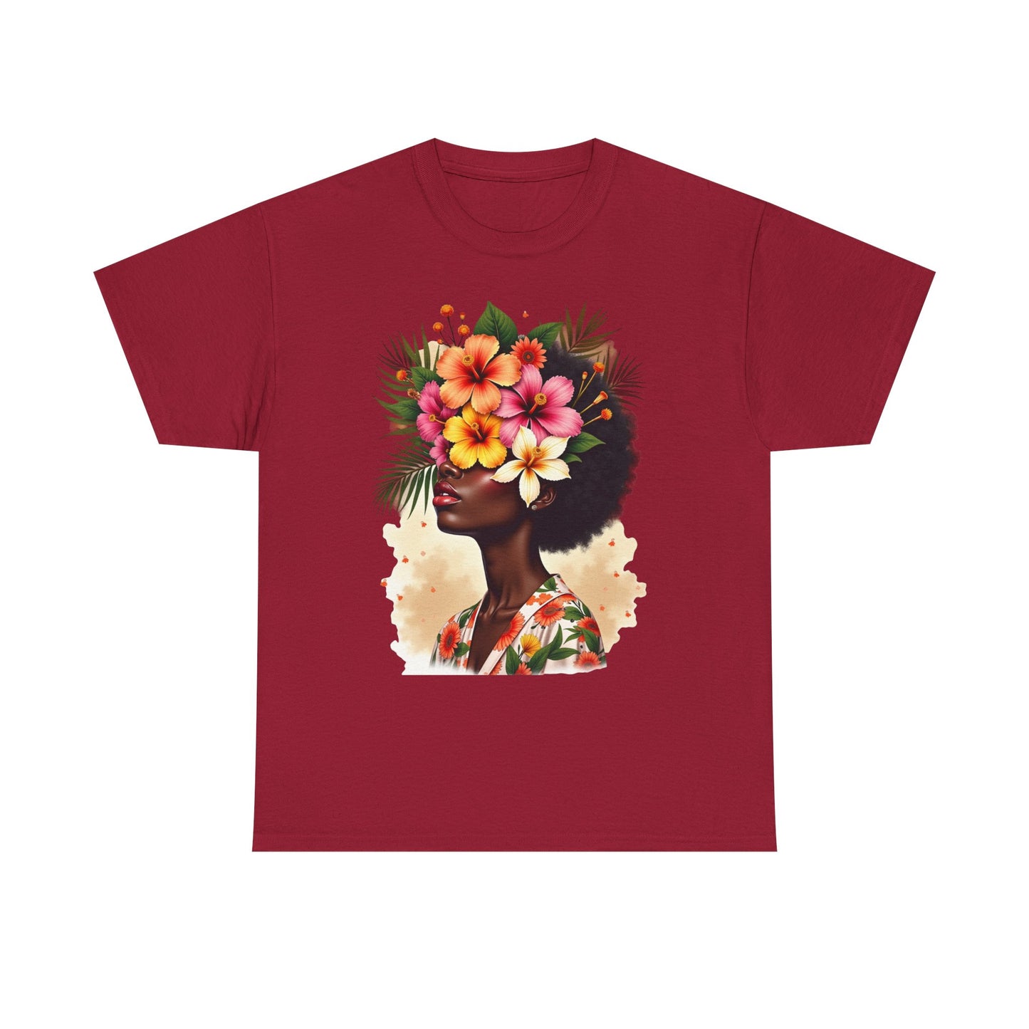 Flower Fusion Woman Unisex Heavy Cotton Tee